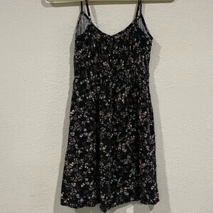 BANANA REPUBLIC Black Floral Dress Size Small